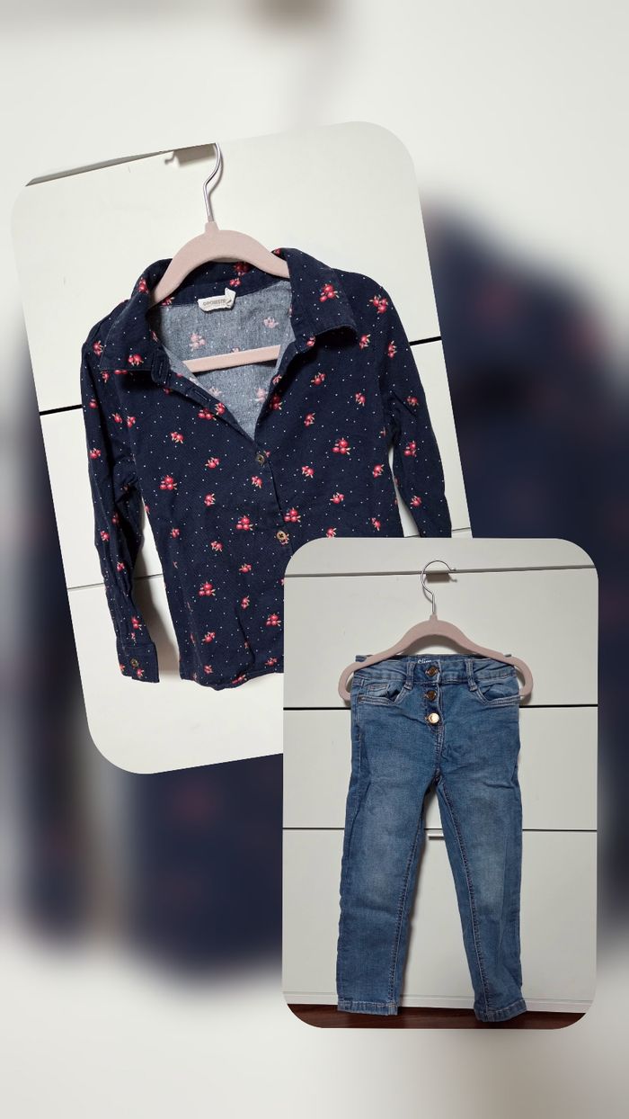 Chemise et jean slim