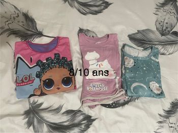 Chemise de nuit et pyja short