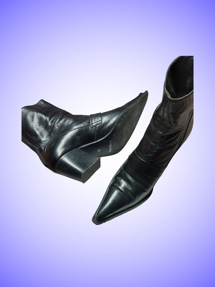 Bottines Noires Taille 36 San Marina - photo numéro 2
