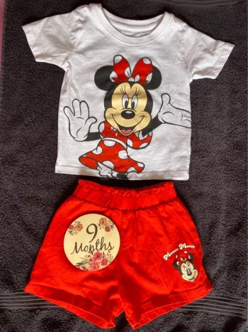 Ensemble Minnie (primark) 9-12 mois