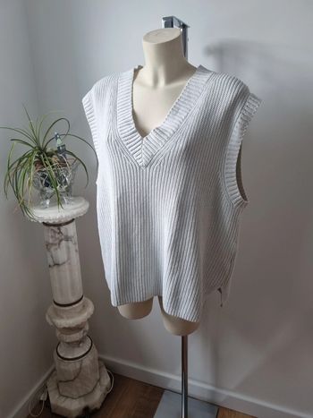 Pull sans manche oversize H&M