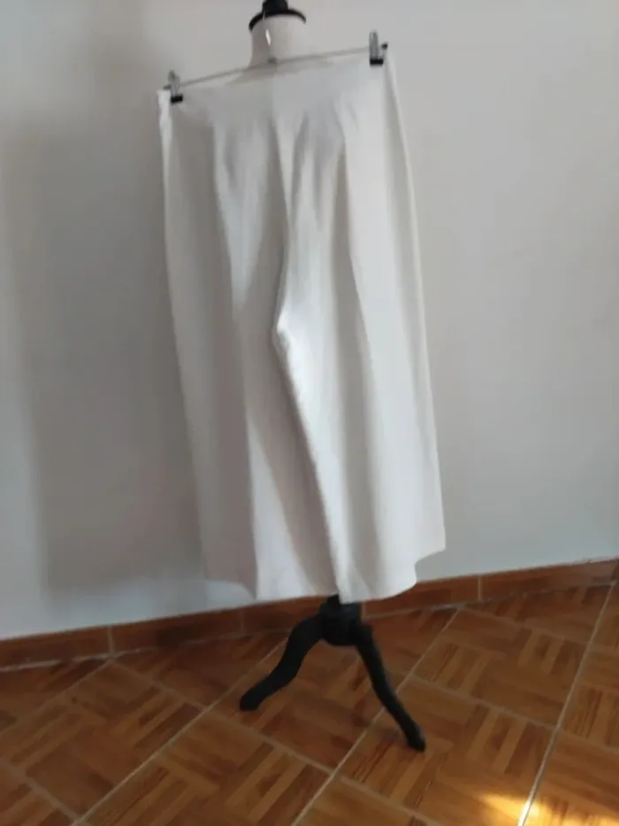 Pantalon jambes larges taille haute Zara txxl - photo numéro 8