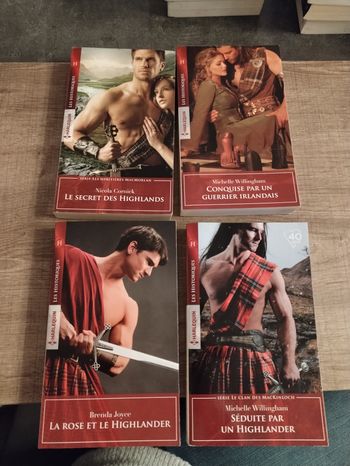 Lot livres ramans d'amour historique 