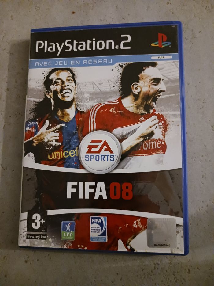Jeu Playstation 2 Fifa 08