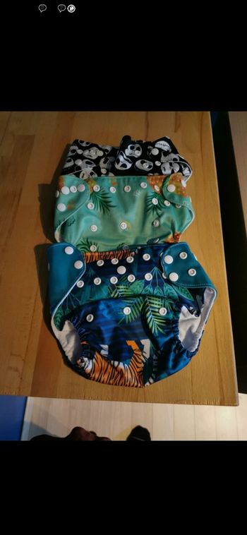 Lot de 3 couches lavables