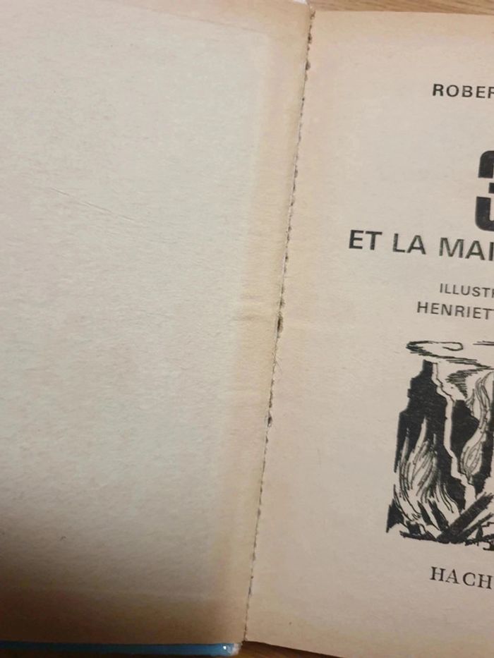 Livre Les 3N et la maison brulée - Bibliothèque rose - 1970 - photo numéro 3