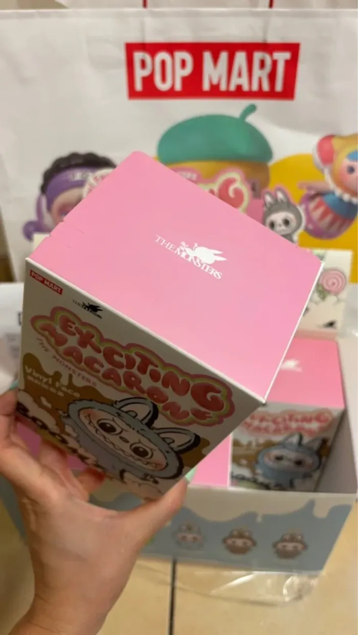 Sesame bean - Exciting macaron - The monsters - Labubu - Popmart - photo numéro 7
