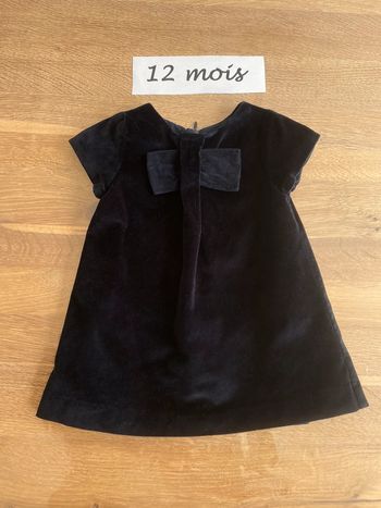 Robe chic bleu nuit Jacadi 12 mois