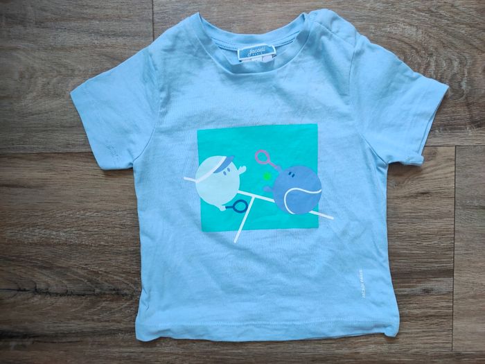 Ensemble été bébé garçon 18 mois tee-shirt Jacadi et short - photo numéro 3