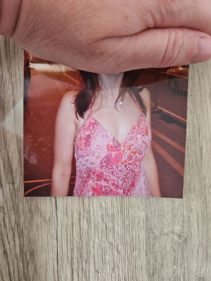 Superbe robe fleurie fushia 38 camaieu - photo numéro 8