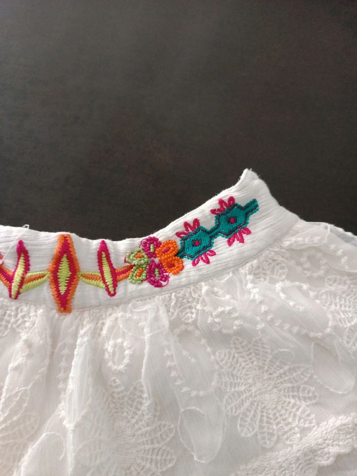 Jupe en dentelle orchestra taille 8 ans - photo numéro 2