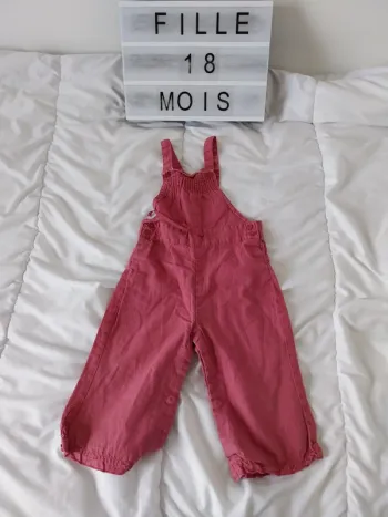 Salopette fille 18 mois