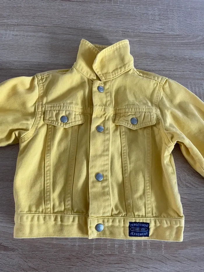 Veste jaune Benetton fille - photo numéro 2