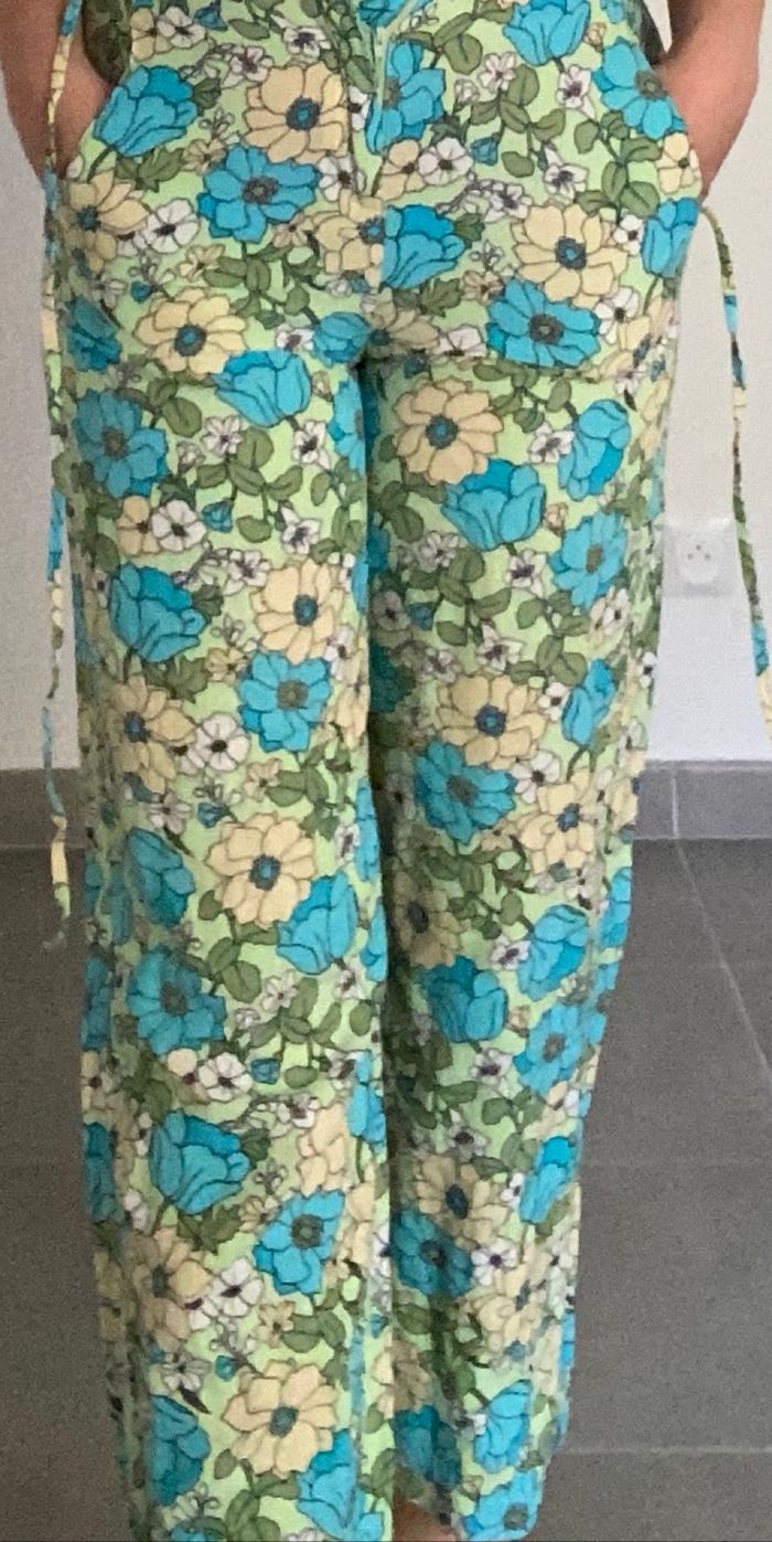 Pantalon imprimé fleurs - photo numéro 2