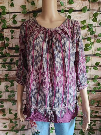 🌸Blouse 100% soie Sud Express Taille 40🌸
