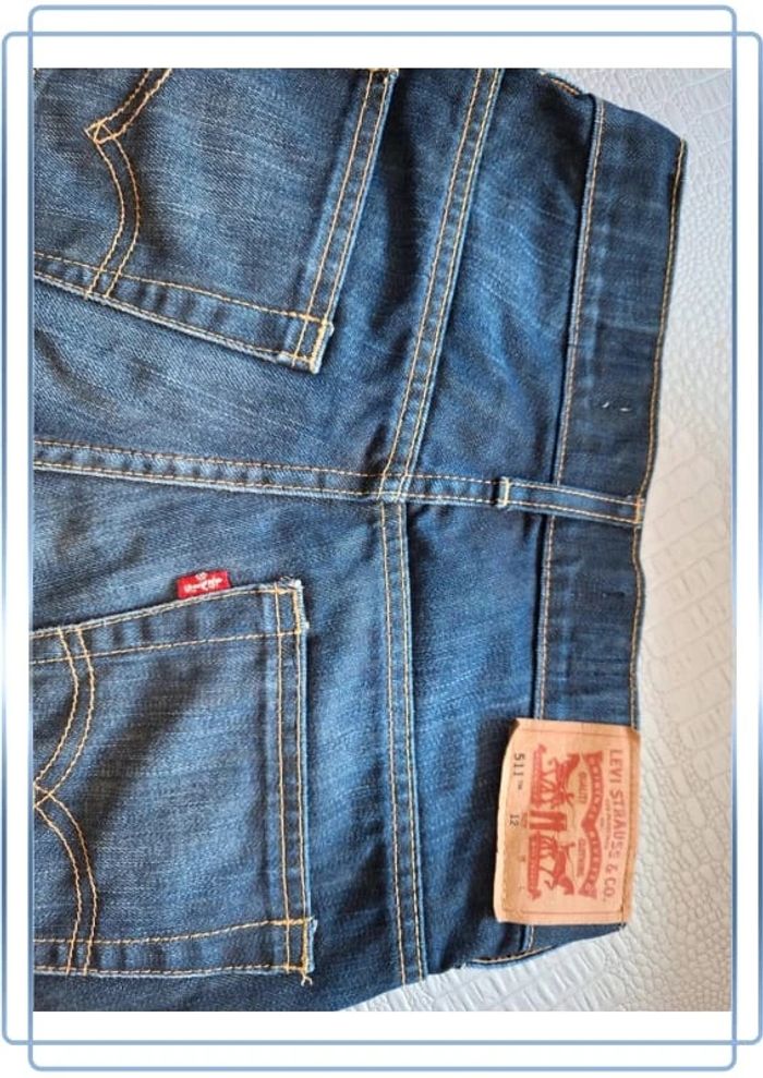 Jeans levis bleu 511 enfant taille 12ans - photo numéro 8