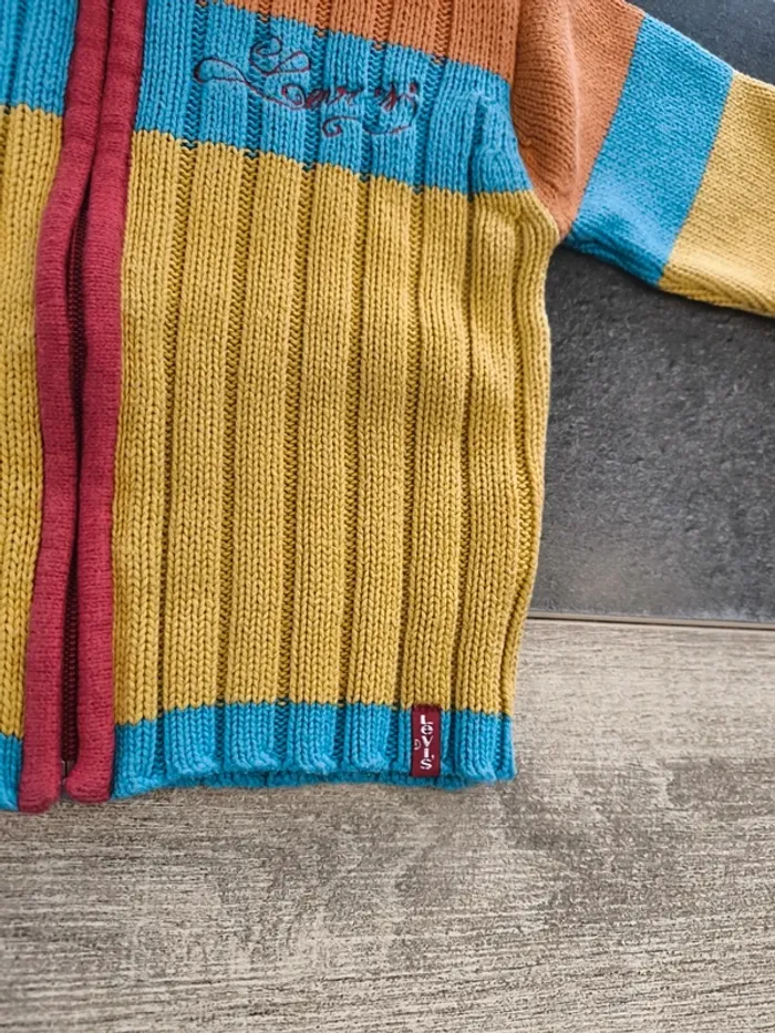 Gilet zippé garçon 18 mois Levi's - photo numéro 4