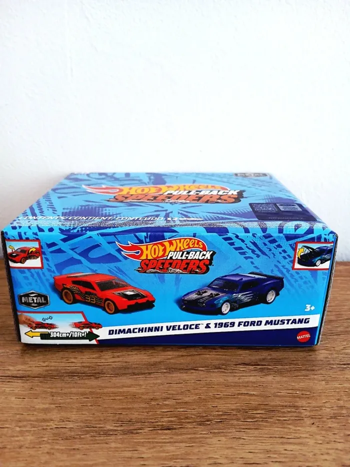 Voitures Hot Wheels Pull-Back Speeders 2-Pack