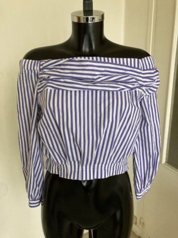 Haut crop top tendance Zara taille 36/S