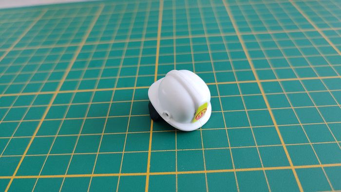 Casque pompier référence 30 63 4274 pièce détachée Playmobil #C44 - photo numéro 2