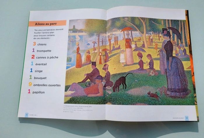 Livre Ouvre l'oeil 🔎 Apprends à regarder et découvre 21 tableaux en t'amusant (59) - photo numéro 5