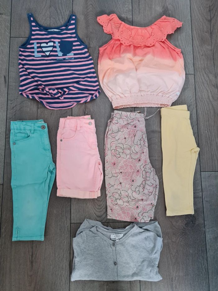 Lot vêtements été fille 4 ans
