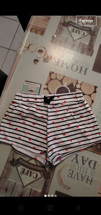 Short fille Orchestra taille 8 ans