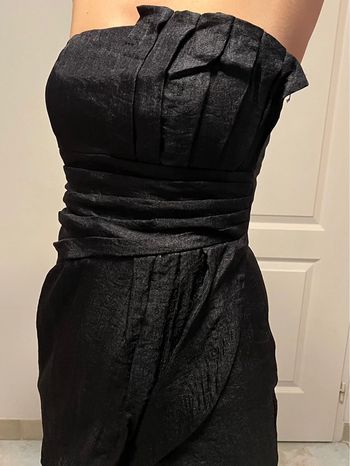 Robe bustier noir pailletée H&M taille 36