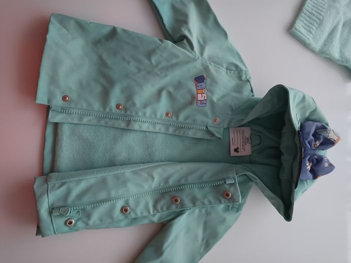 Manteau imperméable fille Disney Minnie & Daisy – Capuche avec nœud – Doublure polaire chaude - photo numéro 4