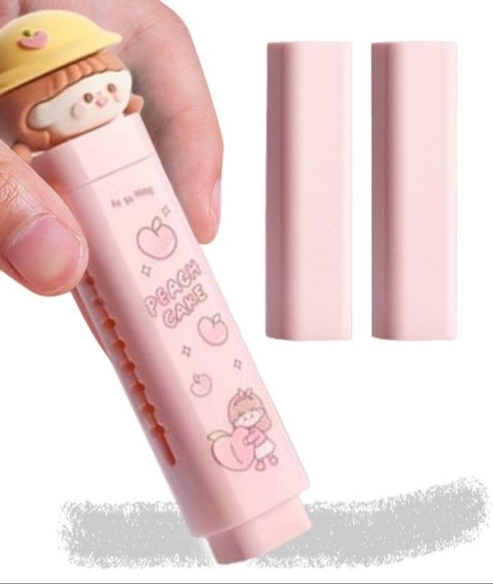 Rentrée:Gommes rétractables & support+ Bloc notes adhésives - photo numéro 4