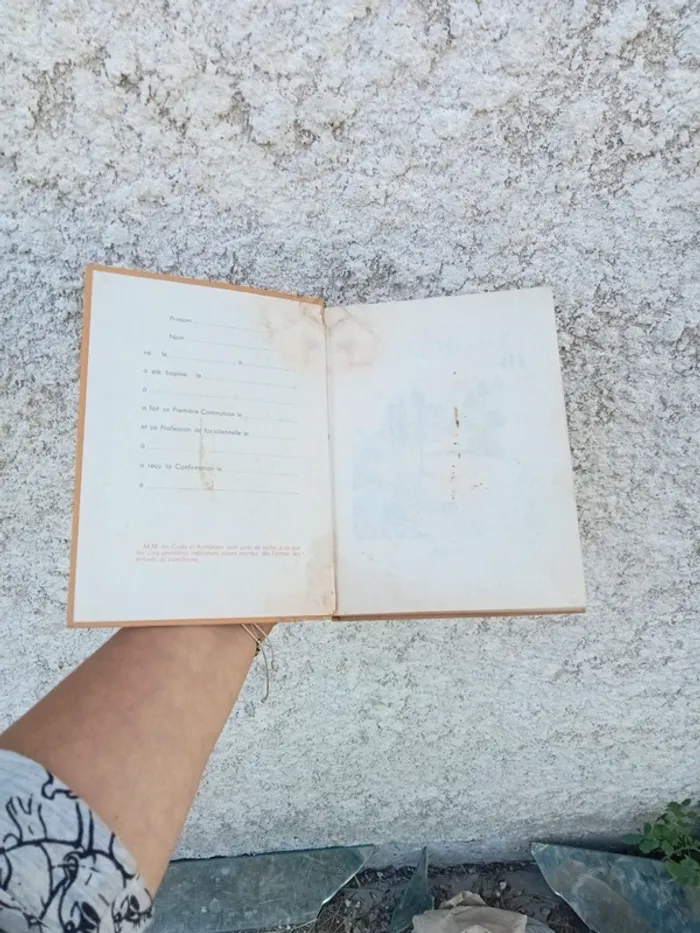 Livre vintage catéchisme - photo numéro 3