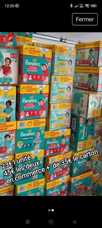 Pampers aux choix 