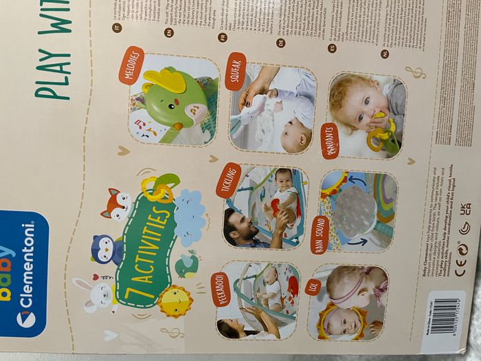 Tapis Musical d'éveil pour bébé avec Peluches Clementoni - Tapis Toi et Moi, 0 Mois et Plus, Neuf da - photo numéro 6