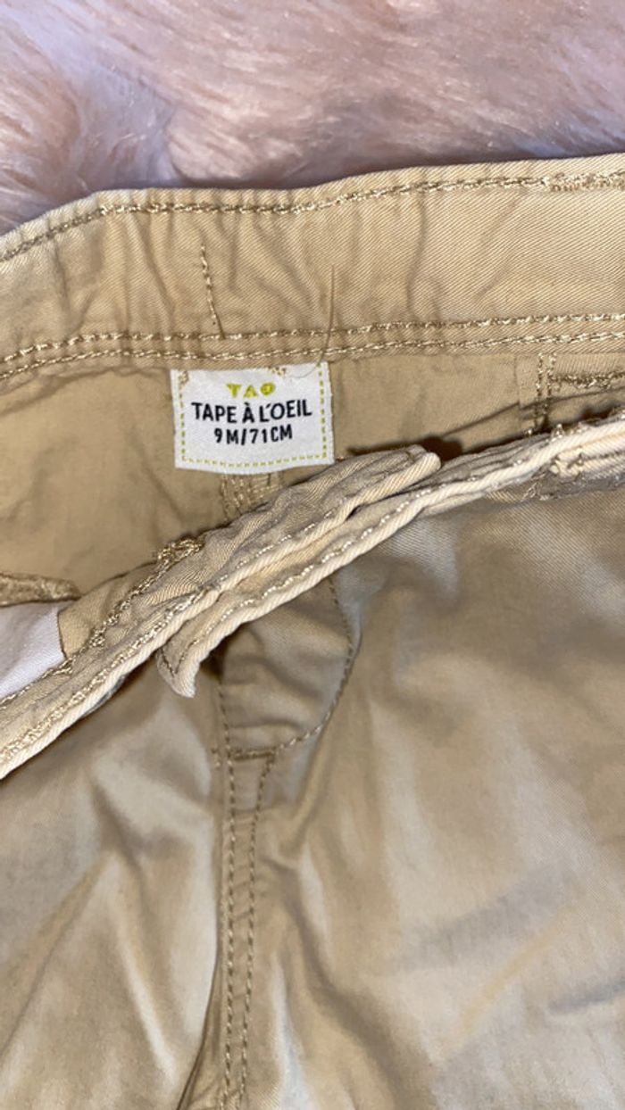 Pantalon beige tape à l’œil tao - photo numéro 2