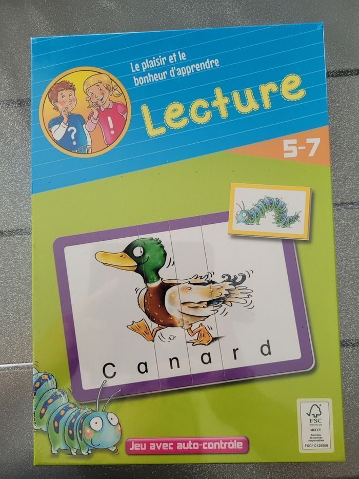Jeu neuf le plaisir de la lecture 5/7 ans