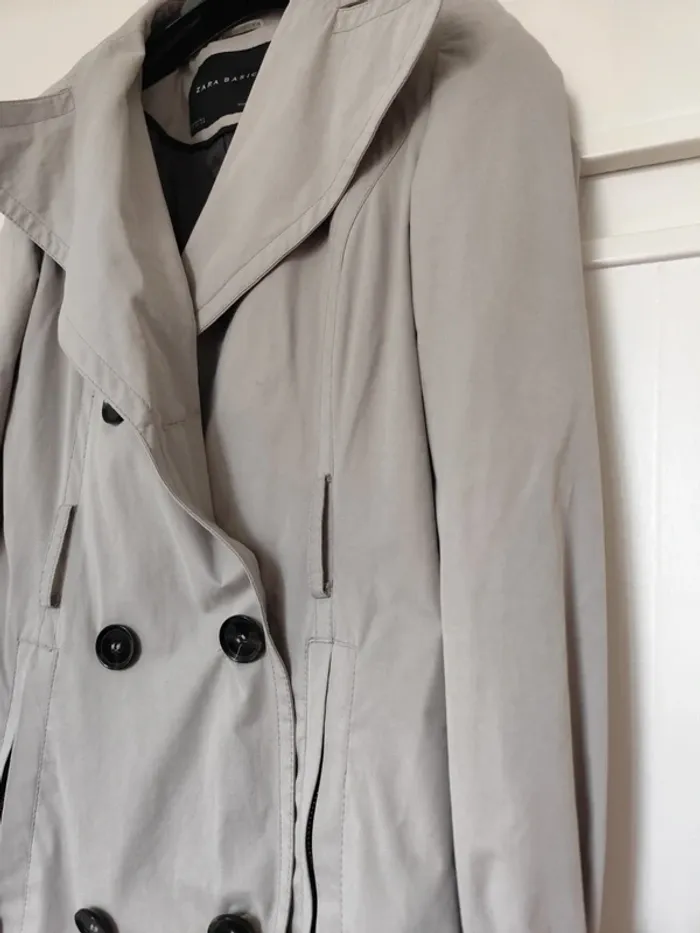 Trench long femme Zara XS - photo numéro 3