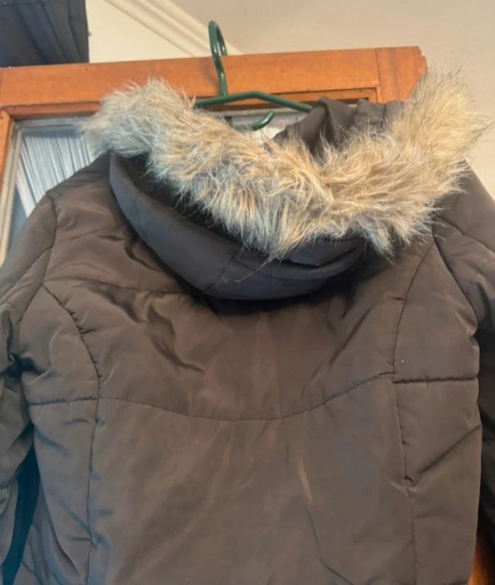 Manteau marron cache cache - photo numéro 4