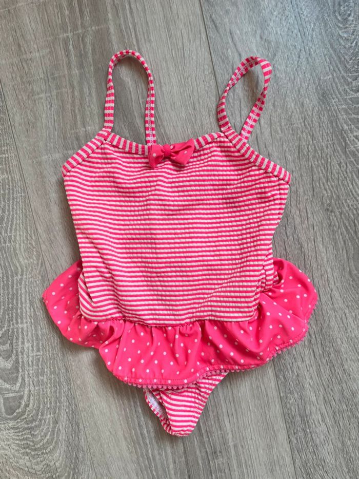 Lots 2 maillots de bains bébé fille 18 et 12 mois - photo numéro 4