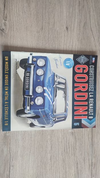 Fascicule numéro 5 n°5 seul sans pièce Renault R8 Gordini 1/8 1/8ème Eaglemoss collections #D08