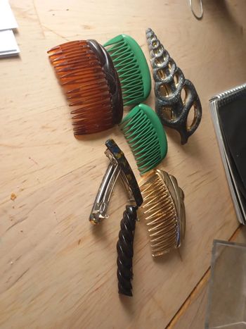 Lot de peigne vintage