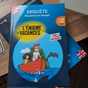 Cahier de vacances : l'énigme des vacances CE1/CE2 #Nathan