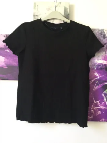 T shirt noir taille xs