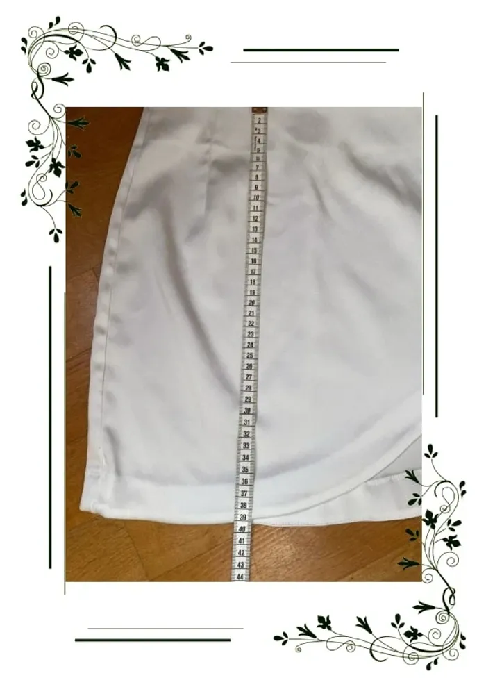 Bershka - Mini-jupe en satin stretch - Blanc taille M - photo numéro 3