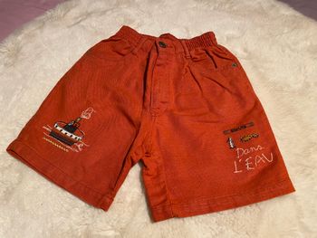 Short orange Babymini Catimini