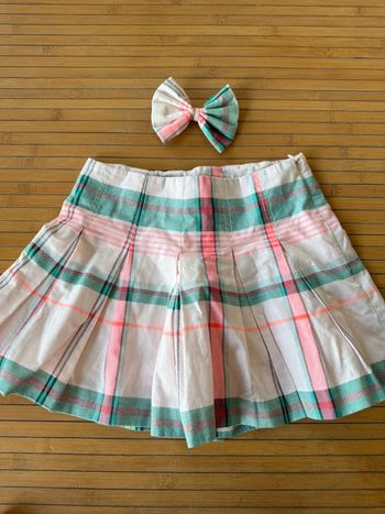 Jupe short jacadi et barrette