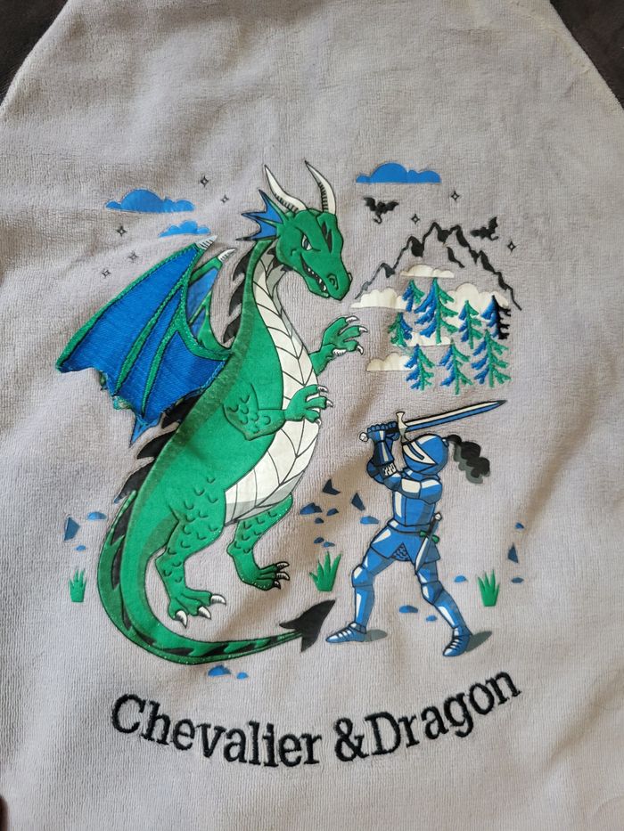 Pyjama dragon 10 ans - photo numéro 2