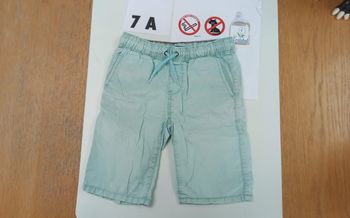 7 ans Bermuda slim en toile unie short garçon bleu ciel