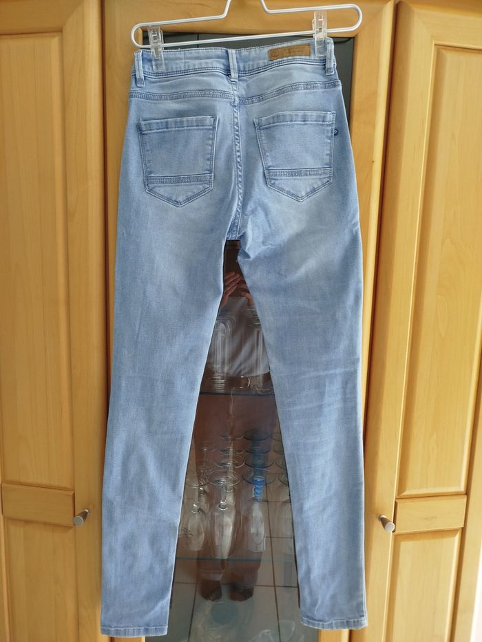 Jean skinny bleu clair taille XS Bonobo. - photo numéro 7
