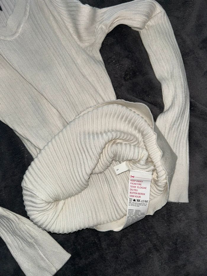 Pull blanc - photo numéro 2
