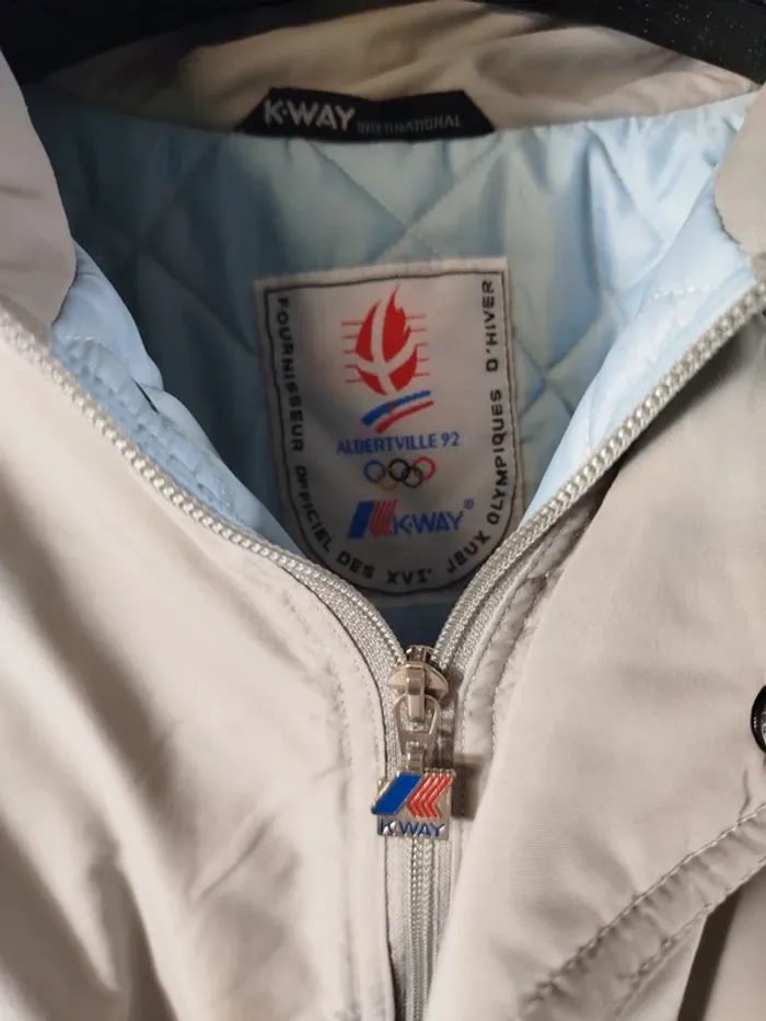 Veste de ski Kway - manteau de ski Vintage 1992 JO d'Albertville A839 - photo numéro 2